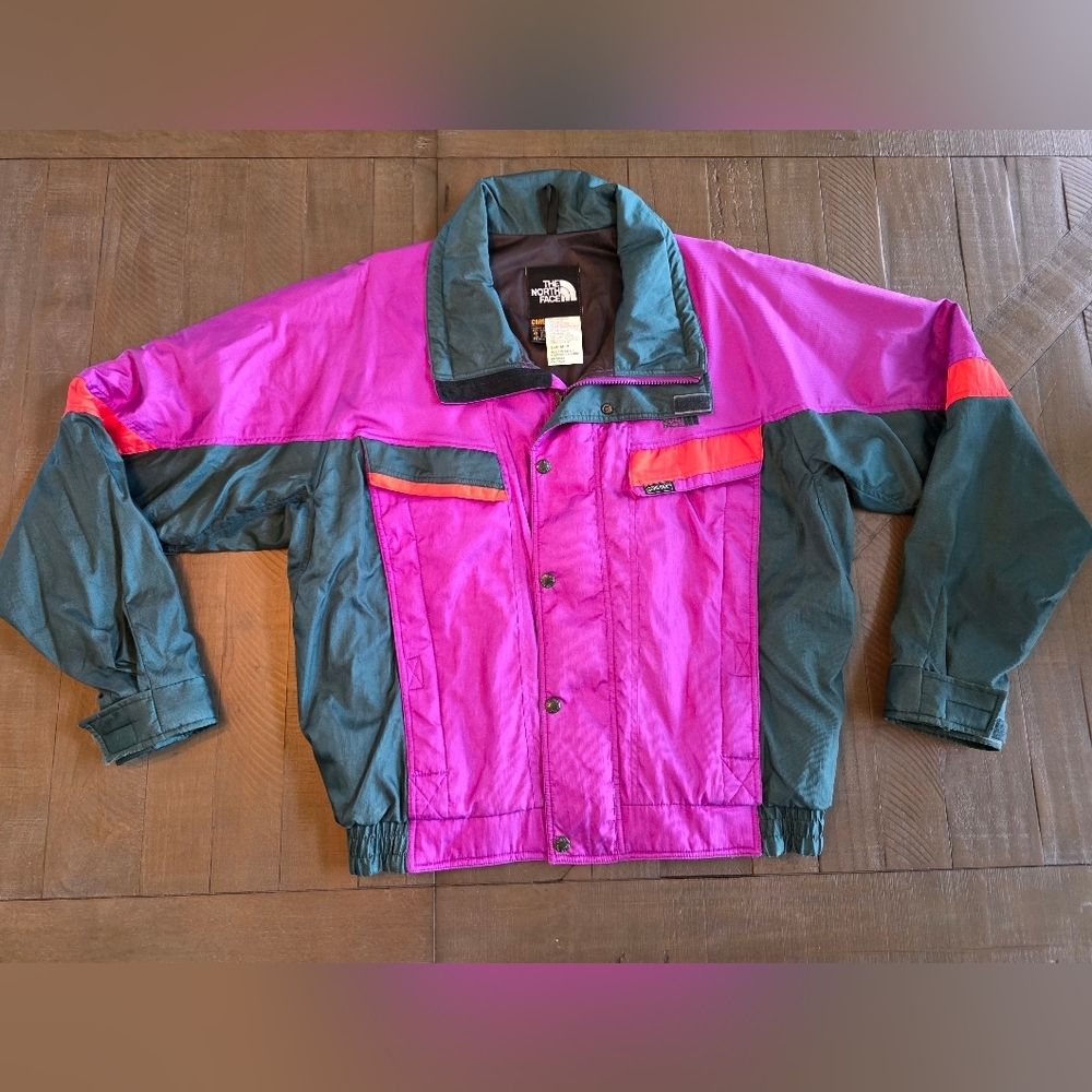 The Nothface 90's Colorblock Gore Tex Water Proof Jacket Size Medium - Picture 2 of 12